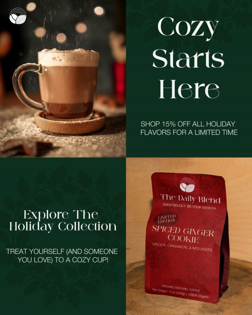 The Daily Blend social media post