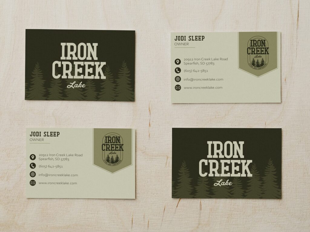 Iron Creek Business Cards